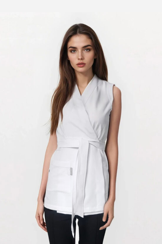 Kamizelka medyczna damska Smart White
