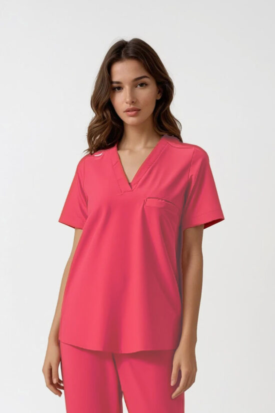 Bluza medyczna damska soft Salmon Pink
