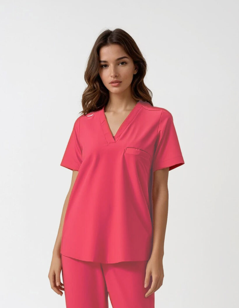 Bluza medyczna damska soft Salmon Pink