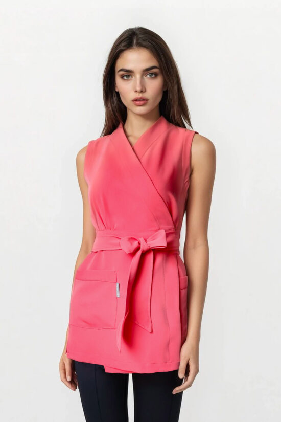 Kamizelka medyczna damska Smart Salmon Pink