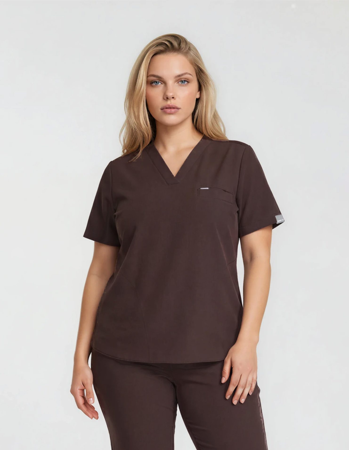 Bluza medyczna damska soft Choco