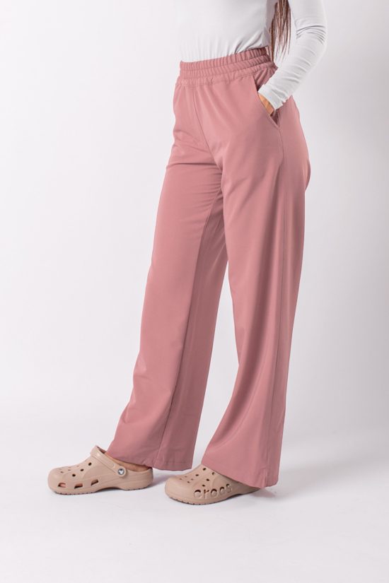 Spodnie medyczne damskie Wide Leg Flamingo