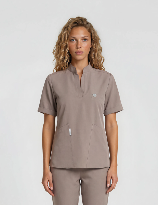 Bluza medyczna damska Elite Cappuccino