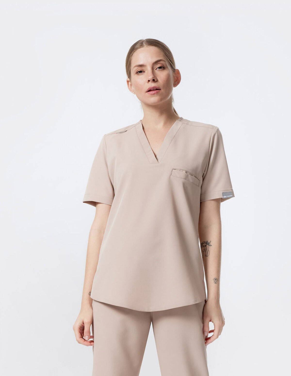 Bluza medyczna damska soft Beige